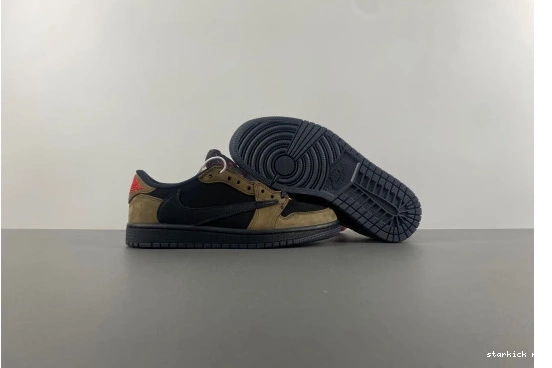  1 TRAVIS RETRO OG SP LOW DM7866-2002 JORDAN DM7866-2002 SCOTT Brown 1103